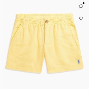 Polo by Ralph Lauren Oasis Yellow Linen-Blend Shorts Size 8